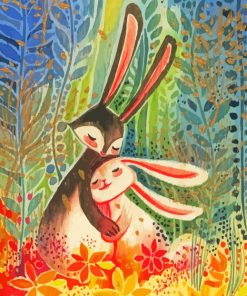 Bunny Love Art Paint By Numbers