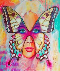 Butterfly Girl Paint By Numbers