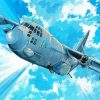 C 130 Plane Aircraft Paint By Numbers