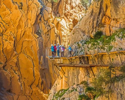 Caminito Del Rey Malaga Spain Paint By Numbers