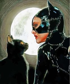 Cat And Catwoman Paint By Numbers