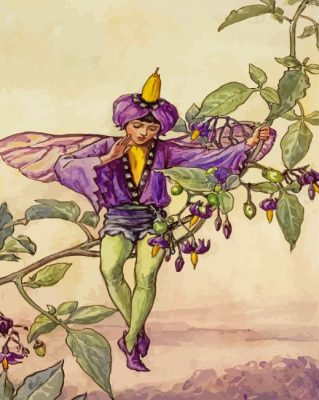 Cicely Mary Barker The Nightshade Fairy Paint By Numbers