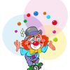 Clown The Juggler Paint By Numbers