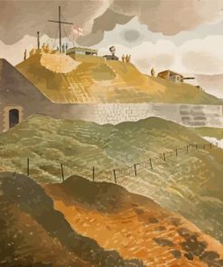 Coastal Defences By Eric Ravilious Paint By Numbers