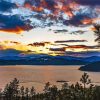 Coeur Dalene Lake At Sunset Paint By Numbers