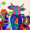 Colorful Cows Paint By Numbers