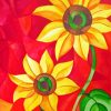 Cubist Sunflowers Art Paint By Numbers