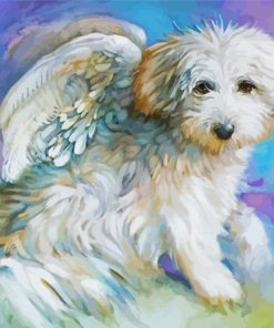 Cute Dog Angel Paint By Numbers