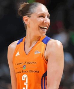 Diana Taurasi Smiling Paint By Numbers