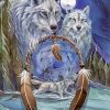 Dream Catcher With Wolves Animals Paint By Numbers