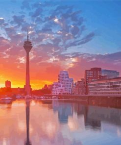 Dusseldorf Sunset Paint By Numbers