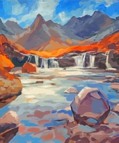 Fairy Pools Abstract Paint By Numbers