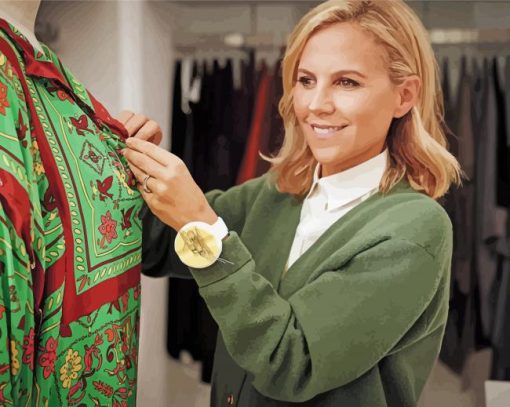 Fashion Designer Tory Burch Paint By Numbers