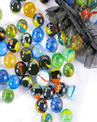 Glass Marble Balls Paint By Numbers