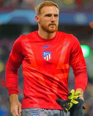 Goalkeeper Jan Oblak Paint By Numbers