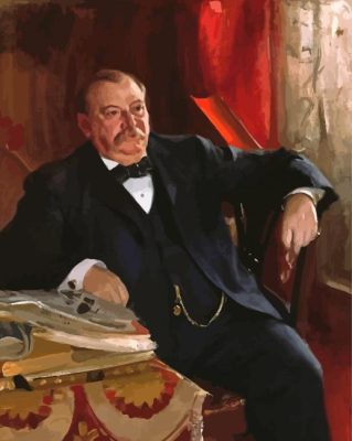 Grover Cleveland By Anders Zorn Paint By Numbers