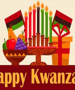 Happy Kwanzaa Paint By Numbers