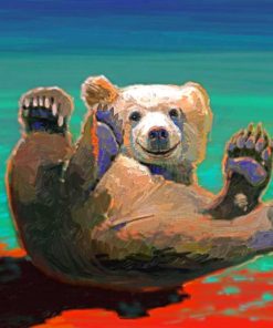 Happy Bear Paint By Numbers