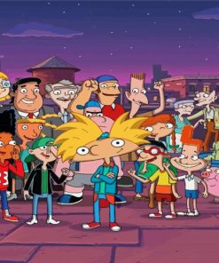 Hey Arnold Characters Paint By Numbers