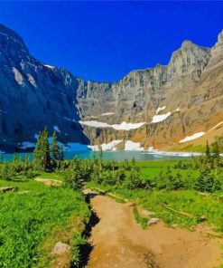 Iceberg Lake Paint By Numbers