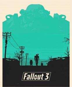 Illustration Poster Fallout 3 Paint By Numbers