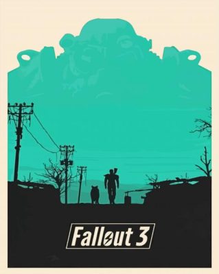 Illustration Poster Fallout 3 Paint By Numbers