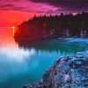 Indian Head Cove Sunrise In Tobermory Canada Paint By Numbers