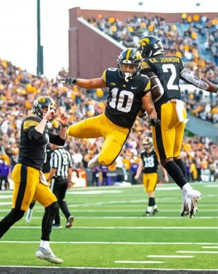 Iowa Hawkeyes Players Paint By Numbers