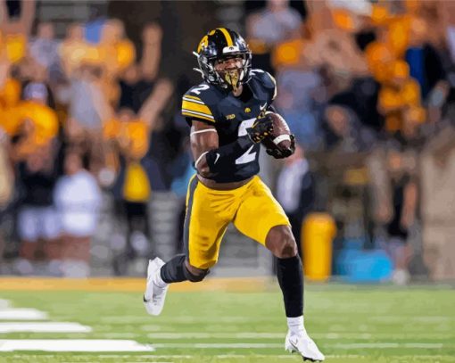 Iowa Hawkeyes Player Paint By Numbers