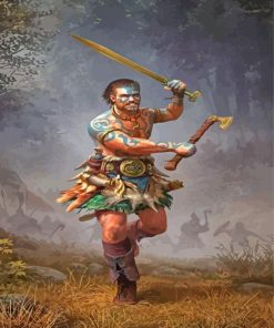 Irish Warrior Man Paint By Numbers