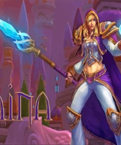 Jaina Proudmoore Poster Paint By Numbers