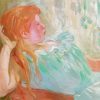 Jeune Fille Etendue By Berthe Morisot Paint By Numbers