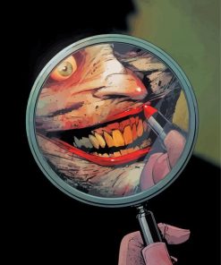 Joker In The Mirror Paint By Numbers