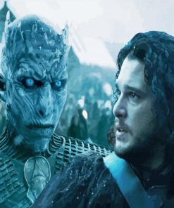 Jon Snow And Night King Paint By Numbers