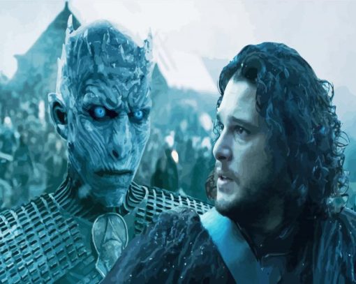 Jon Snow And Night King Paint By Numbers