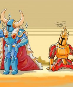 Knight King Cartoon Paint By Numbers