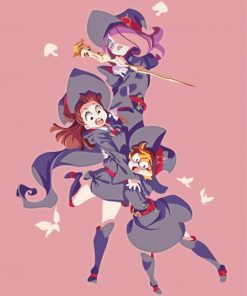 Little Witch Academia Characters Art Paint By Numbers