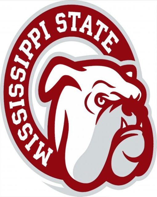 MSU Bulldogs Logo Paint By Numbers