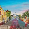 Main Street Disneyland Paint By Numbers