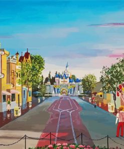 Main Street Disneyland Paint By Numbers