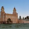 Manti Utah LDS Temple Paint By Numbers