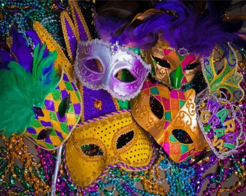 Mardis Gras Paint By Numbers