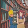 Minato X Kushina At The Library Paint By Numbers