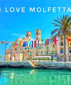 Molfetta Italy Poster Paint By Numbers