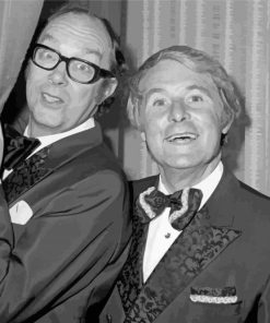 Morecambe And Wise In Black And White Paint By Numbers