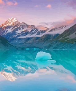 New Zeland Mount Cook National Park Paint By Numbers