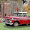 Old Chevy Trucks And Barn Paint By Numbers