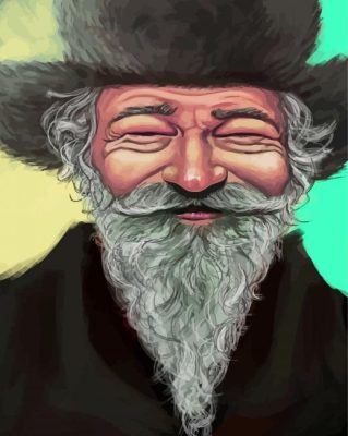 Old Happy Man Paint By Numbers