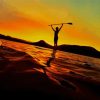 Paddleboarding Silhouette Paint By Numbers