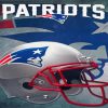 Patriots Helmet Art Paint By Numbers